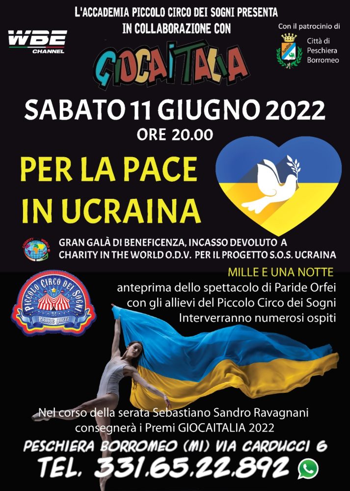 Per la pace in Ucraina - evento al circo